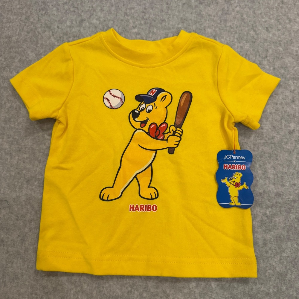 JCPenney Haribo Gold Gummy Bear Baseball Graphic T-Shirt Baby 12 Months NEW